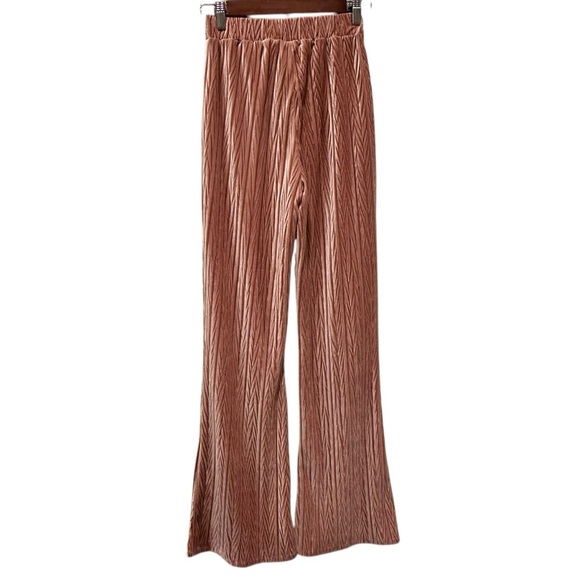 Michael Costello x REVOLVE Rosana Pants Mauve Flare Women’s Size Small New - Picture 5 of 9